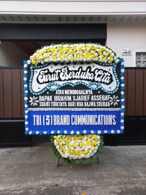 Papan Bunga Duka di Setiawargi